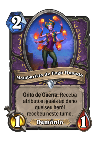 Malabarista de Fogo Ousada