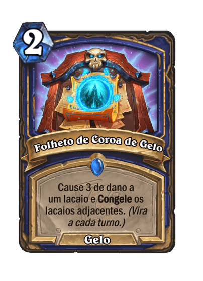 Folheto de Coroa de Gelo