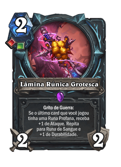 Lâmina Rúnica Grotesca
